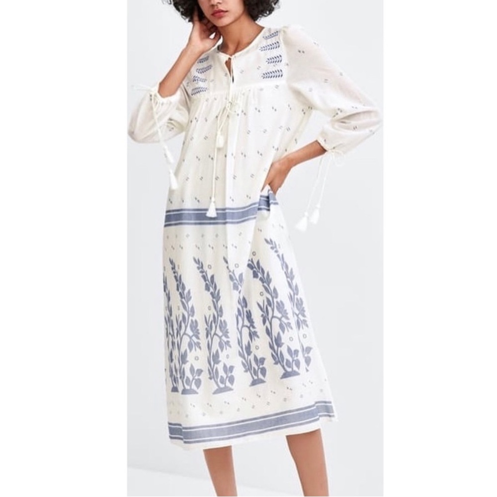 zara boho chic dress Zara Mini Dress Boho